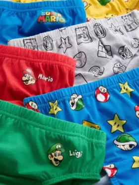 1,5-10 ετών | Σετ 6 σλιπ Super Mario