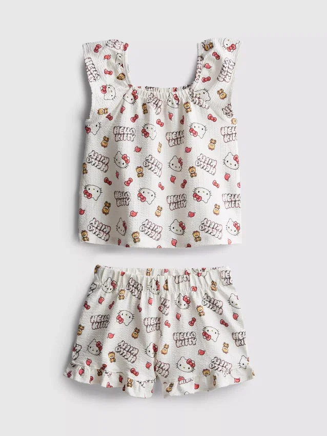 1,5-8 ετών | Σετ μπλούζα και Σορτς Hello Kitty