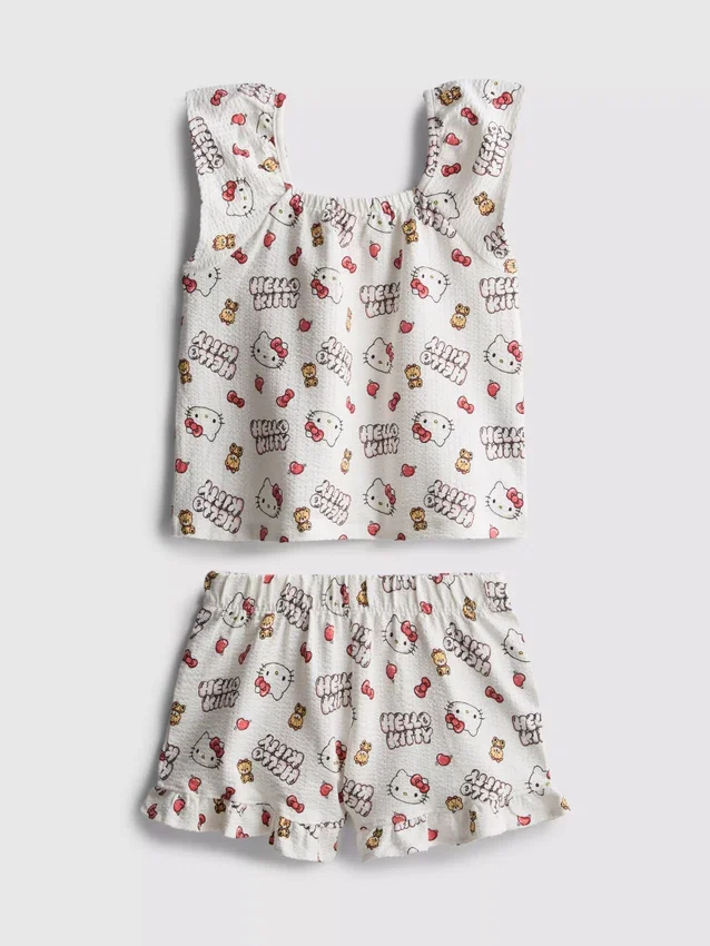 1,5-8 ετών | Σετ μπλούζα και Σορτς Hello Kitty