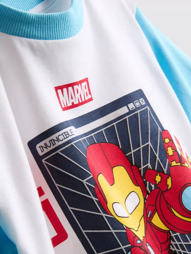 1-9 ετών | Σετ μπλουζάκι και σορτς Marvel Iron Man