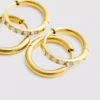 2pk αδιάβροχα σκουλαρίκια Diamanta