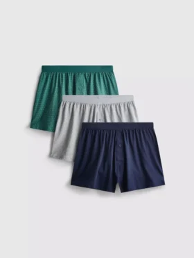 3pk φαρδιά σορτς