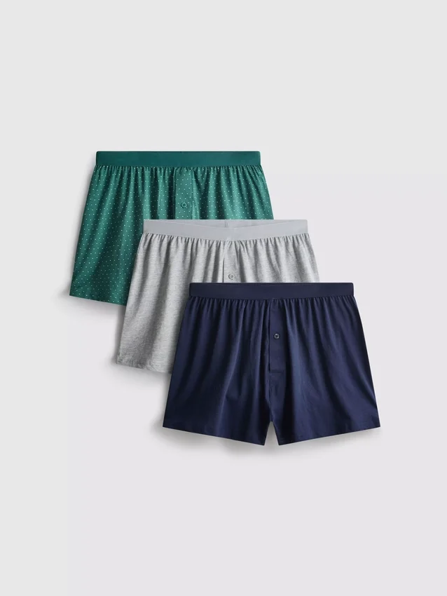 3pk φαρδιά σορτς