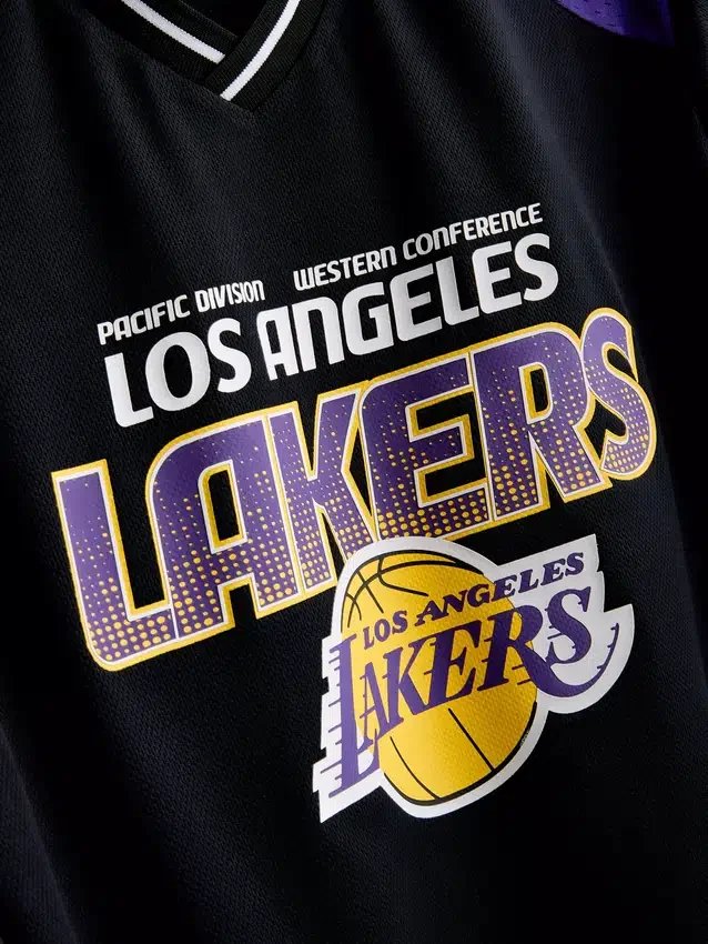 7-15 ετών | Μπλουζάκι NBA Los Angeles Lakers από πλέγμα