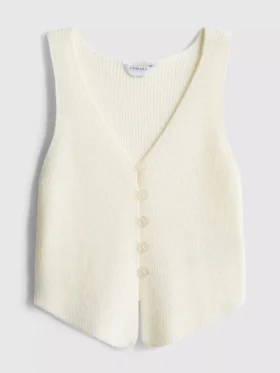 7-15 ετών | Πλεκτό αμάνικο με V-neck