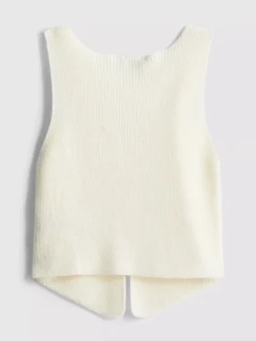 7-15 ετών | Πλεκτό αμάνικο με V-neck