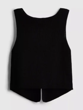 7-15 ετών | Πλεκτό αμάνικο με V-neck