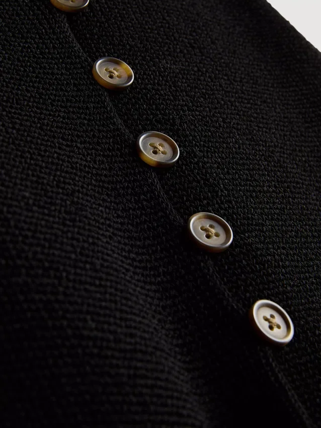 7-15 ετών | Πλεκτό αμάνικο με V-neck