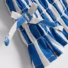 7-15 ετών | ριγέ μπλούζα με πτυχώσεις