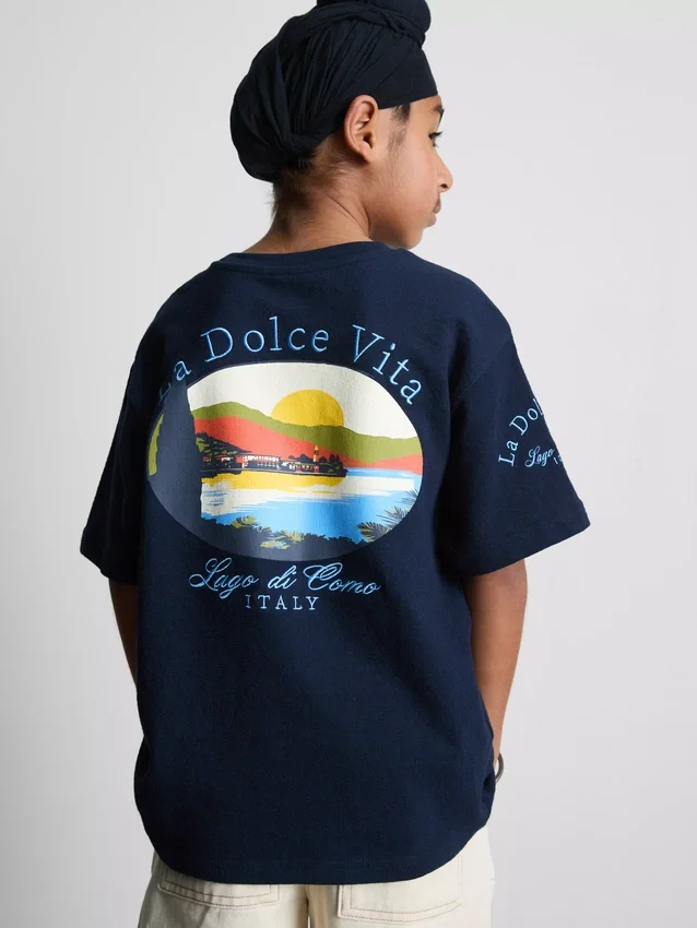 7-15 ετών | Τ-shirt με σχέδιο Dolce Vita