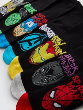 7pk κάλτσες αστραγάλου Marvel