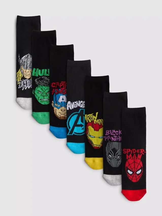 7pk κάλτσες αστραγάλου Marvel