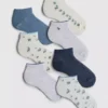 7pk κάλτσες για Sneakers με διακριτικό μοτίβο