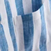 Ανετό ριγέ παραλιακό πουκάμισο