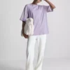 Απαραίτητο φαρδύ βαμβακερό μπλουζάκι