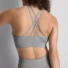 Απρόσφρακτο, γυαλιστερό αθλητικό crop top