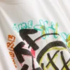 Blink 182 βαμβακερό φανελάκι με χαλαρή εφαρμογή και λογότυπο