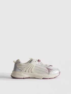 Χοντρά πάνινα Sneakers με κουμπί