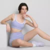 Διπλής στρώσης αθλητικό crop top