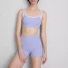 Διπλής στρώσης αθλητικό crop top