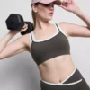 Διπλής στρώσης αθλητικό crop top