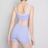 Διπλής στρώσης αθλητικό crop top