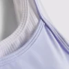 Διπλής στρώσης αθλητικό crop top
