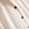 Φορέμα-πουκάμισο με κοντά μανίκια και μήκος μέχρι τη μέση