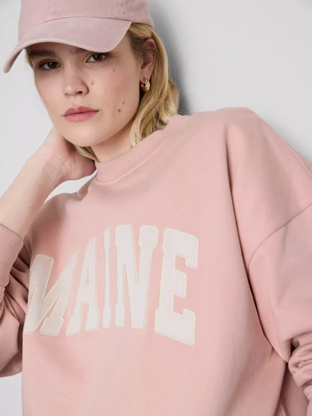 Φούτερ «Maine» oversized με υψηλή περιεκτικότητα σε βαμβάκι