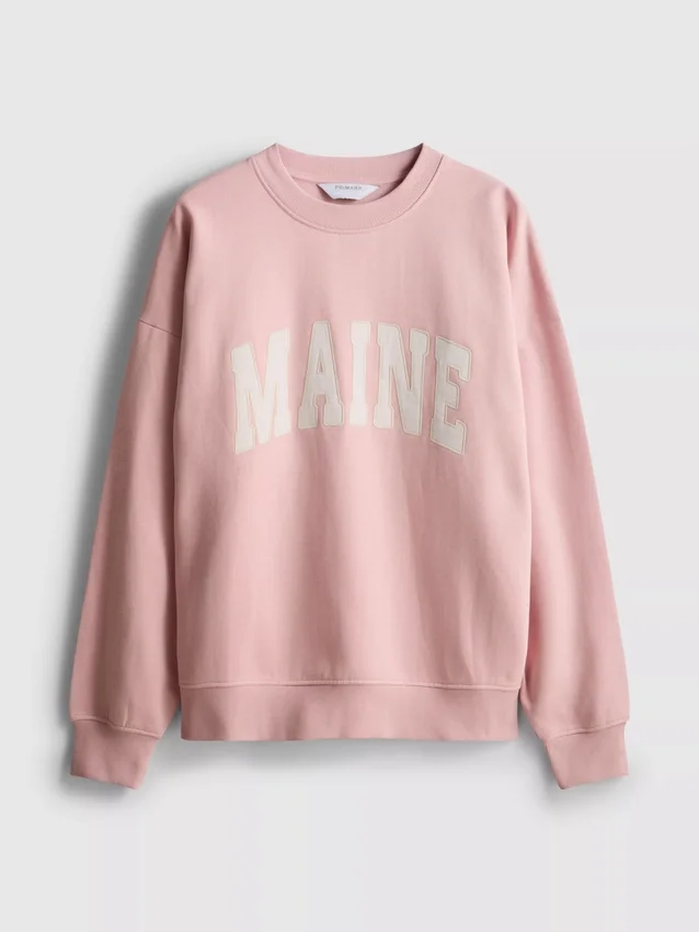 Φούτερ «Maine» oversized με υψηλή περιεκτικότητα σε βαμβάκι