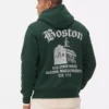 Φούτερ με κουκούλα και γραφικό σχέδιο «Boston»
