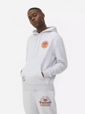 Φούτερ με κουκούλα και κορδόνι NBA New York Knicks