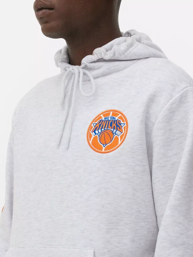 Φούτερ με κουκούλα και κορδόνι NBA New York Knicks