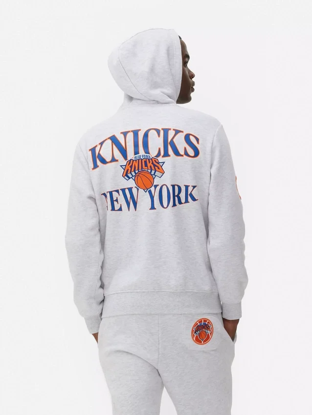 Φούτερ με κουκούλα και κορδόνι NBA New York Knicks