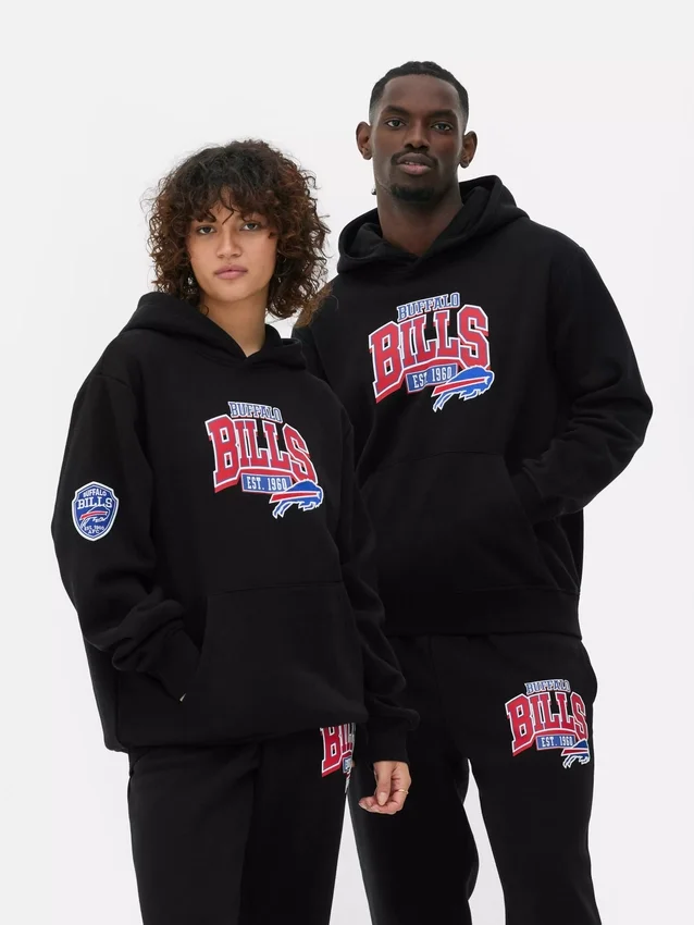 Φούτερ με κουκούλα και λογότυπο των Buffalo Bills της NFL