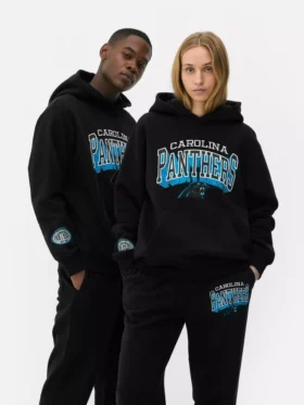 Φούτερ με κουκούλα και λογότυπο των Carolina Panthers της NFL