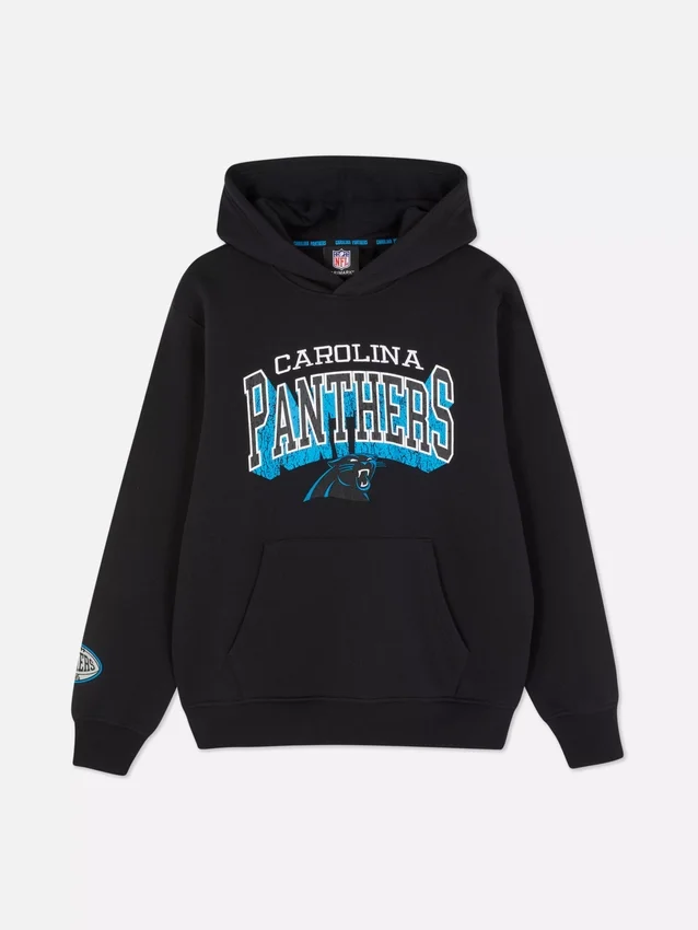 Φούτερ με κουκούλα και λογότυπο των Carolina Panthers της NFL
