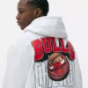 Φούτερ με κουκούλα και λογότυπο των Chicago Bulls της NBA