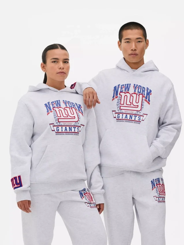 Φούτερ με κουκούλα και λογότυπο των New York Giants της NFL