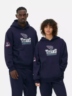 Φούτερ με κουκούλα και λογότυπο των Tennessee Titans της NFL