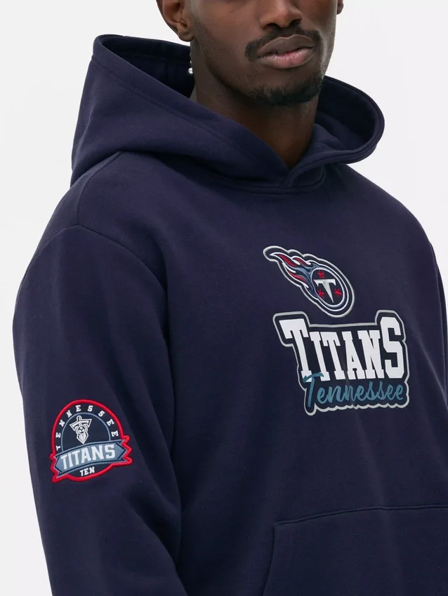 Φούτερ με κουκούλα και λογότυπο των Tennessee Titans της NFL