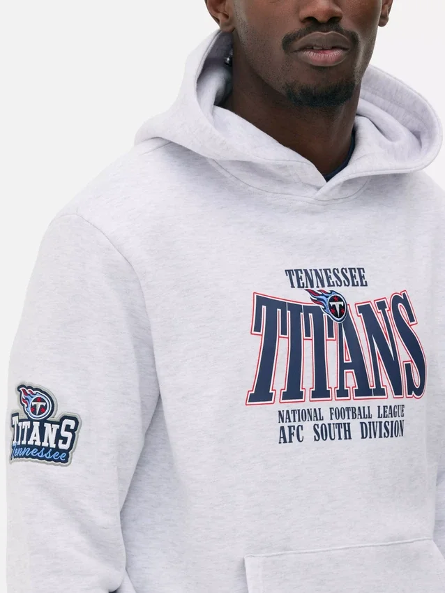 Φούτερ με κουκούλα και λογότυπο των Tennessee Titans της NFL