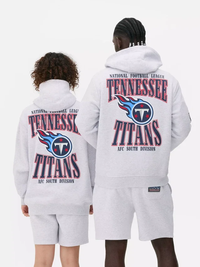 Φούτερ με κουκούλα και λογότυπο των Tennessee Titans της NFL