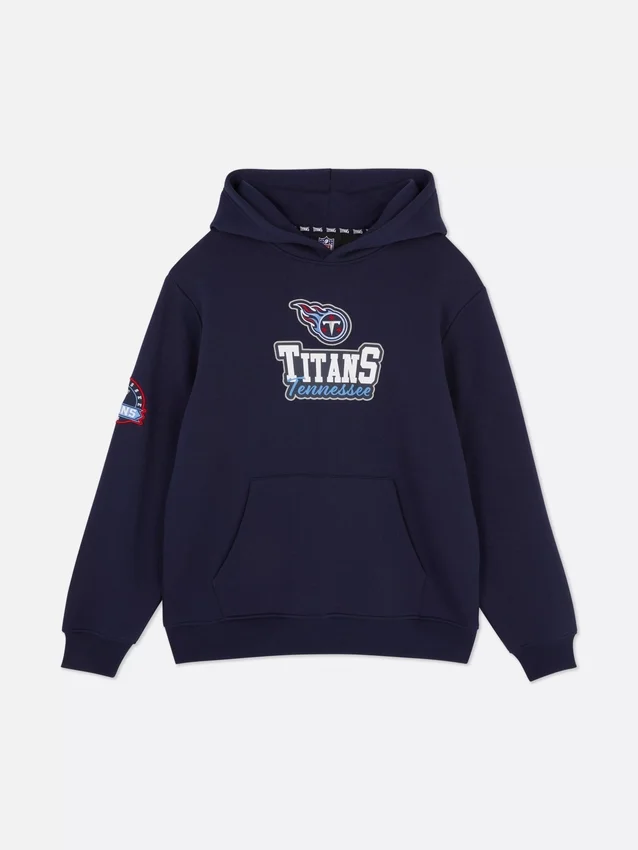 Φούτερ με κουκούλα και λογότυπο των Tennessee Titans της NFL