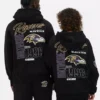 Φούτερ με κουκούλα και τύπωμα των Baltimore Ravens της NFL