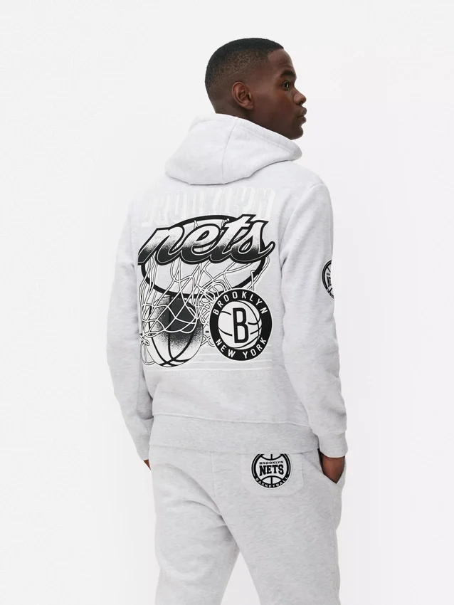 Φούτερ με κουκούλα των Brooklyn Nets της NBA