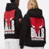Φούτερ με κουκούλα των Chicago Bulls της NBA
