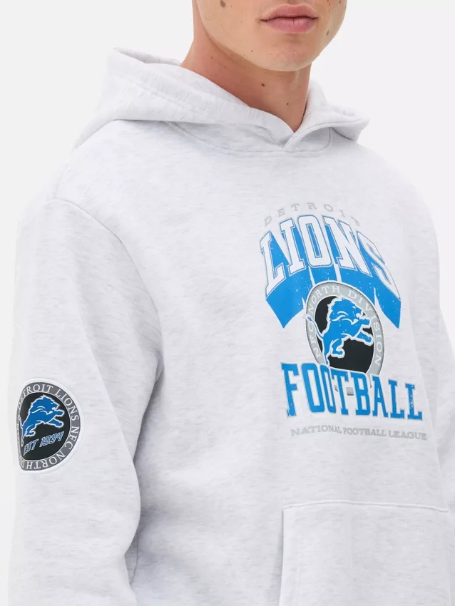 Φούτερ με κουκούλα των Detroit Lions της NFL