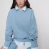 Φούτερ Oversized με χαλαρούς ώμους