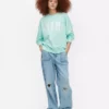 Φούτερ oversized με γράμματα «Miami»